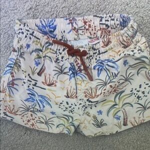 Tropical Kids Swim Trunks